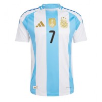 Echipament fotbal Argentina Rodrigo De Paul #7 Tricou Acasa Copa America 2024 maneca scurta